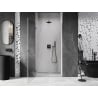 Mexen Lunar-B Duschdrehtür links 75 cm, transparent, Gun Metal - 832-075-000-95-00-L