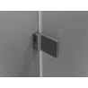 Mexen Lunar-B Schwingtür Dusche links 85 cm, transparent, Gun Metall - 832-085-000-95-00-L