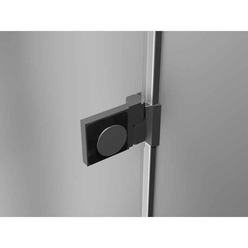 Mexen Lunar-B Schwingtür Dusche links 85 cm, transparent, Gun Metall - 832-085-000-95-00-L