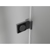 Mexen Lunar-B Duschpendeltür Linksanschlag 90 cm, transparent, Gun Metall - 832-090-000-95-00-L