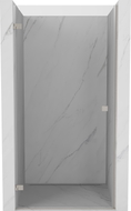 Mexen Lunar-B Pendeltür links 60 cm, transparent, gebürstetes Nickel - 832-060-000-97-00-L