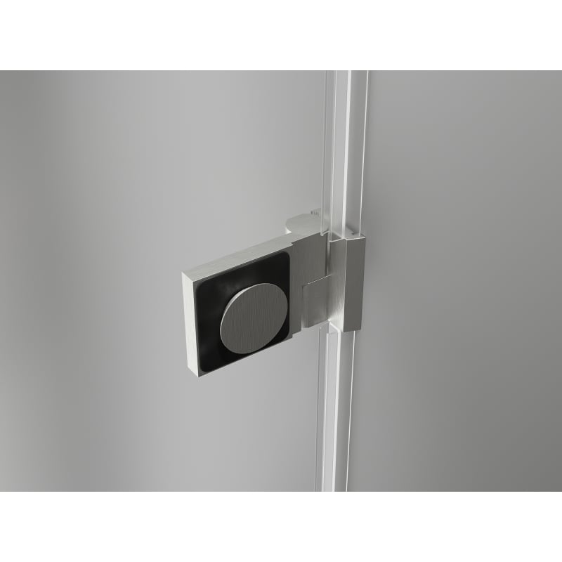 Mexen Lunar-B Duschpendeltür links 95 cm, transparent, gebürstetes Nickel - 832-095-000-97-00-L