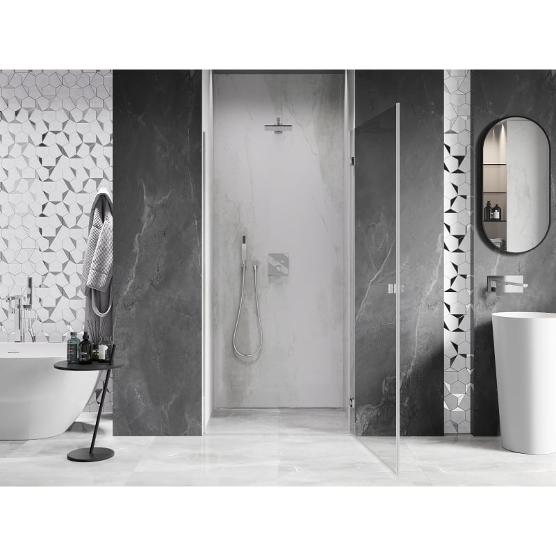 Mexen Lunar-B Duschdrahuer rechte Tür 65 cm, transparent, chrom - 832-065-000-01-00-P