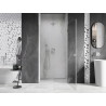 Mexen Lunar-B Duschpendeltür rechts 70 cm, transparent, Chrom - 832-070-000-01-00-P
