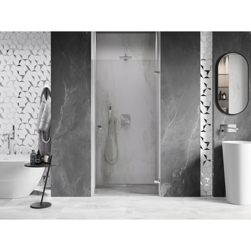 Mexen Lunar-B Duschpendeltür rechts 70 cm, transparent, Chrom - 832-070-000-01-00-P