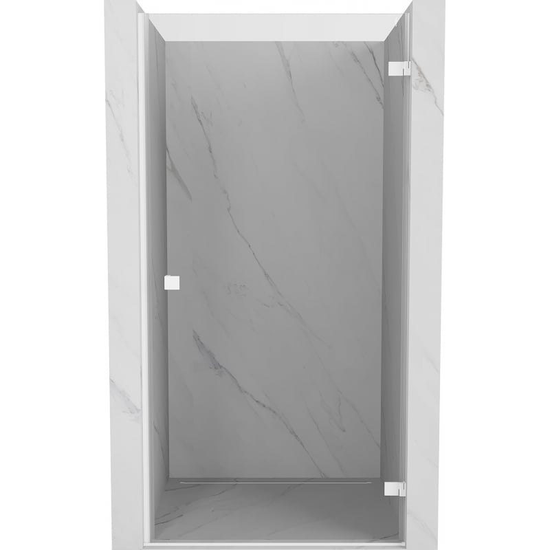 Mexen Lunar-B Duschdrehtür rechts 65 cm, transparent, weiß - 832-065-000-20-00-P