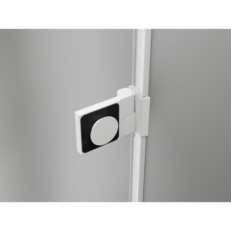 Mexen Lunar-B Duschdrehtür rechts 70 cm, transparent, weiß - 832-070-000-20-00-P