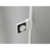 Mexen Lunar-B rechte Duschschwingtür 90 cm, transparent, weiß - 832-090-000-20-00-P
