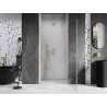 Mexen Lunar-B Duschabtrennung, schwenkbar rechts 80 cm, transparent, gold - 832-080-000-50-00-P