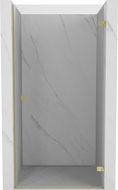Mexen Lunar-B Duschkabinentür, rechts öffnend, 85 cm, transparent, gold - 832-085-000-50-00-P