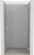 Mexen Lunar-B Duschdrehtür rechts 90 cm, transparent, gold gebürstet - 832-090-000-55-00-P
