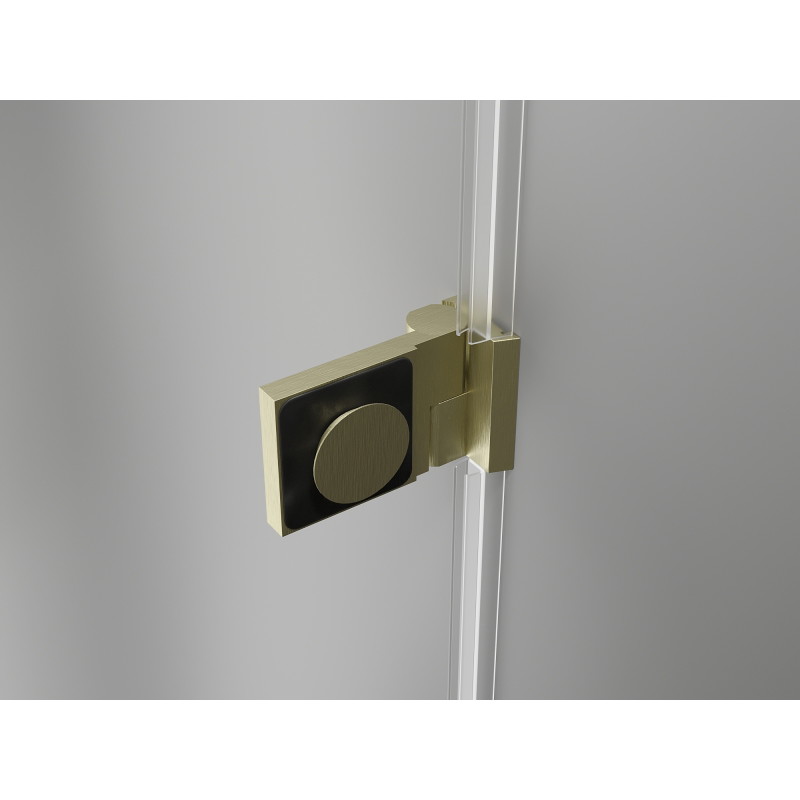 Mexen Lunar-B Duschschwingtür rechts 95 cm, transparent, gold gebürstet - 832-095-000-55-00-P