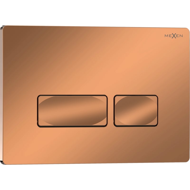 Mexen Tex 04 Spülsystem-Knopf, glänzendes Roségold - 6104-09