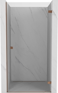 Mexen Lunar-B Duschanschlagstür rechts 85 cm, transparent, Roségold - 832-085-000-60-00-P