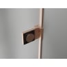 Mexen Lunar-B Duschdrehtür rechts 65 cm, transparent, gebürstetes Kupfer - 832-065-000-65-00-P