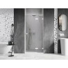 Mexen Lunar L Dusch rechte Pendeltür 85 cm, transparent, weiß - 834L-085-000-20-00-P