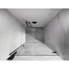 Mexen Lunar-B rechte Duschdrehtür 60 cm, transparent, gebürstetes Gun Gray - 832-060-000-66-00-P