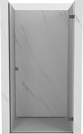 Mexen Lunar-B Duschabtrennung, rechte Tür 80 cm, transparent, gebürstetes Gun Gray - 832-080-000-66-00-P