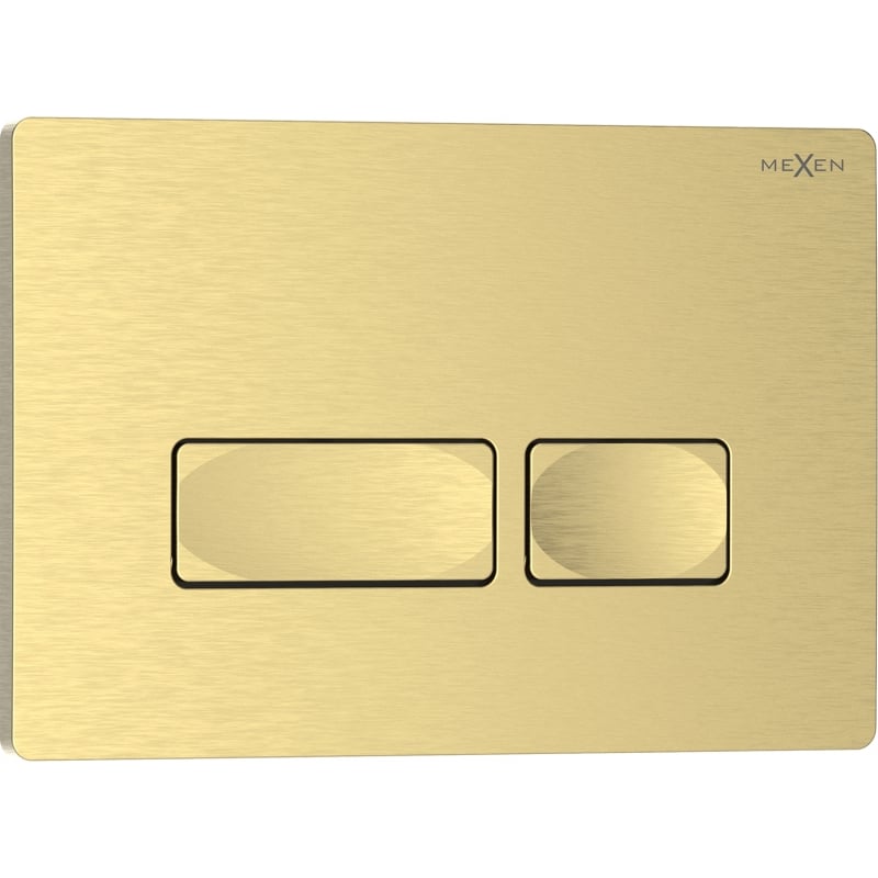 Mexen Tex 04 Spültaster, gebürstetes Gold - 6104-11
