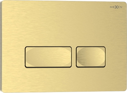 Mexen Tex 04 Spültaster, gebürstetes Gold - 6104-11