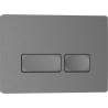 Mexen Tex 04 Spültaste, gebürstetes Gun Grey - 6104-12