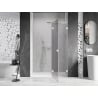 Mexen Lunar L Duschdrehtüren rechts 140 cm, transparent, weiß - 834L-140-000-20-00-P