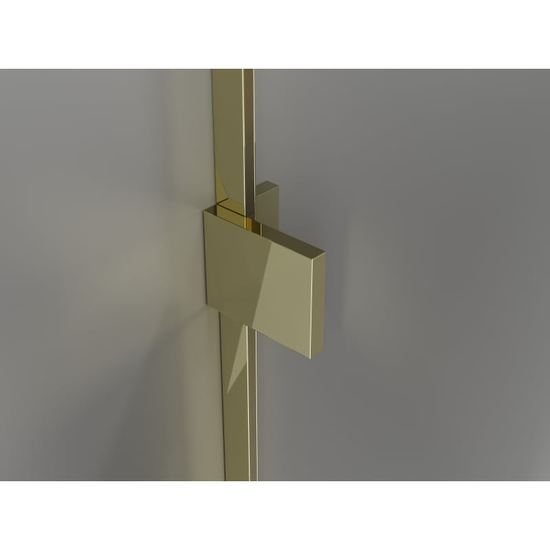 Mexen Lunar L Duschpendeltür rechts 70 cm, transparent, gold - 834L-070-000-50-00-P