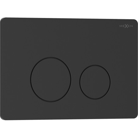 Mexen Tex 06 Spültaste Edelstahl, Schwarz Matt - 6106-02