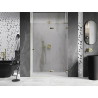 Mexen Lunar L Duschdrehtür rechts 130 cm, transparent, gold - 834L-130-000-50-00-P