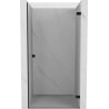 Mexen Lunar-B Duschdrehtür rechts 60 cm, transparent, schwarz - 832-060-000-70-00-P