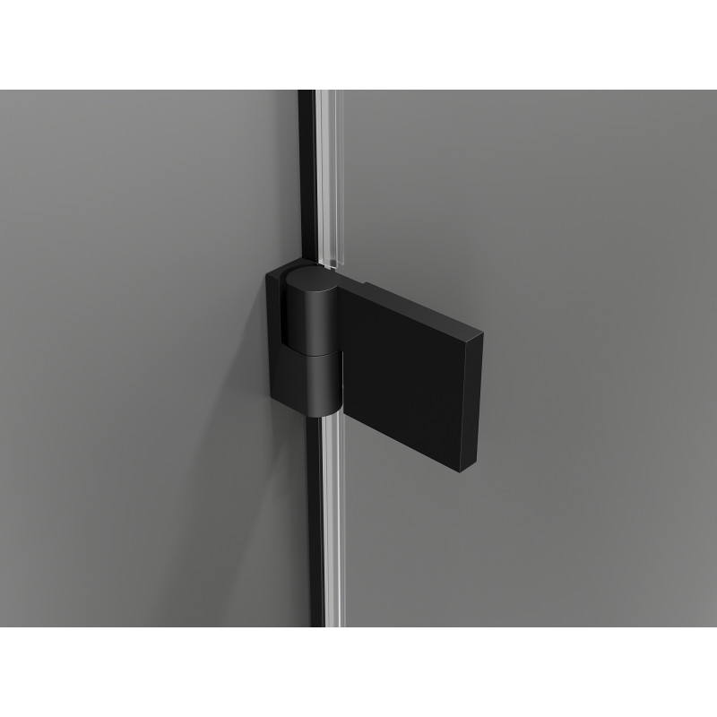 Mexen Lunar-B Duschdrehtür rechts 70 cm, transparent, schwarz - 832-070-000-70-00-P