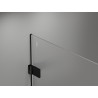 Mexen Lunar-B Duschwand mit rechts öffnender Tür 95 cm, transparent, schwarz - 832-095-000-70-00-P