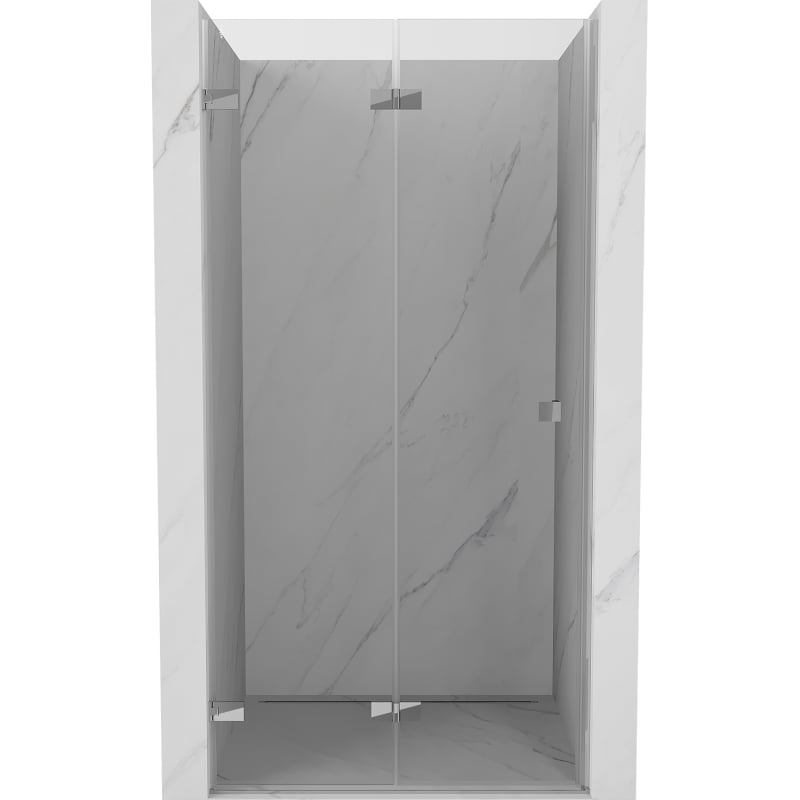 Mexen Lunar-F Duschfaltwand links 75 cm, transparent, Chrom - 836-075-000-01-00-L
