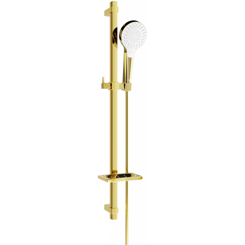Mexen DQ05 verschiebbares Duschset, Gold - 785054581-50