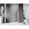 Mexen Lunar-F Faltbare Duschabtrennung links 95 cm, transparent, weiß - 836-095-000-20-00-L