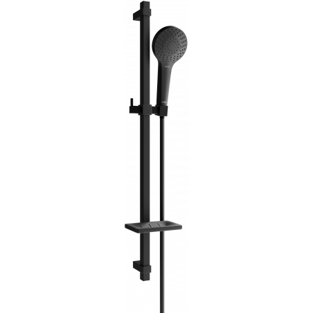 Mexen DQ05 schwarzes, verschiebbares Duschset - 785054581-70