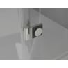 Mexen Lunar-F Duschfaltüren links 65 cm, transparent, gebürsteter Nickel - 836-065-000-97-00-L