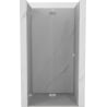 Mexen Lunar-F Klapptür-linke Duschkabine 75 cm, transparent, gebürsteter Nickel - 836-075-000-97-00-L