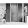 Mexen Lunar-F Falttür Dusche Rechts 90 cm, transparent, Chrom - 836-090-000-01-00-P