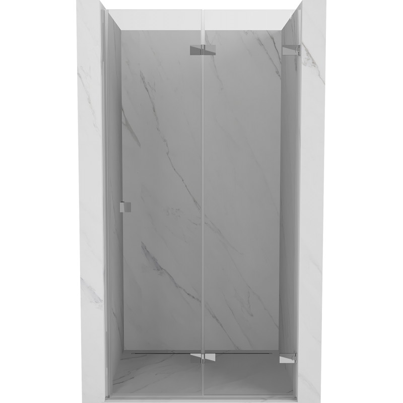 Mexen Lunar-F Falttür Dusche Rechts 95 cm, transparent, Chrom - 836-095-000-01-00-P