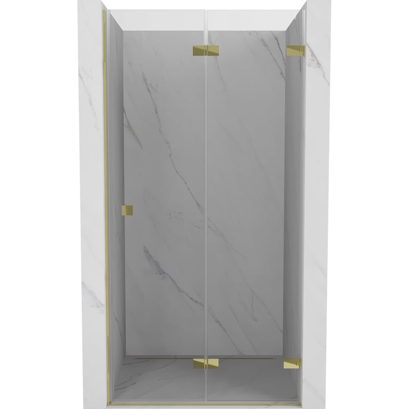Mexen Lunar-F Falttür für Dusche rechts 70 cm, transparent, gold - 836-070-000-50-00-P