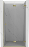 Mexen Lunar-F Falttür für die Dusche rechts 100 cm, transparent, gold - 836-100-000-50-00-P