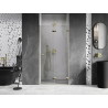 Mexen Lunar-F Falttür für die Dusche rechts 100 cm, transparent, gold - 836-100-000-50-00-P