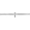 Mexen Flat 360° Slim drehbarer Linienablauf 160 cm, Inox - 1041160