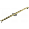Mexen Flat 360° Slim Linearer Drehablauf 130 cm, gold - 1541130