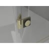Mexen Lunar L Duschdrehtür rechts 110 cm, transparent, gebürstetes Gold - 834L-110-000-55-00-P