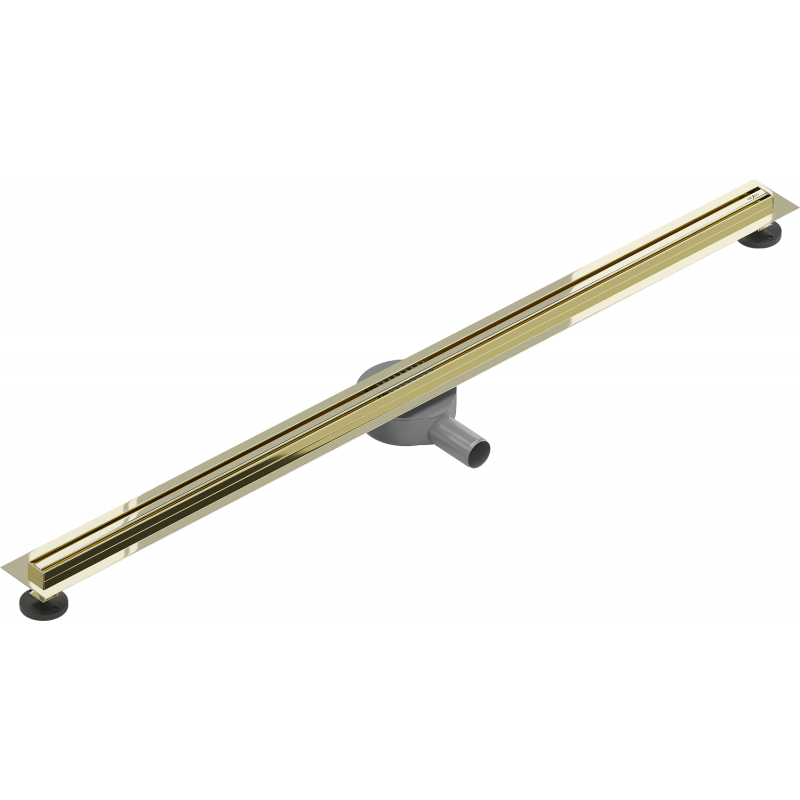 Mexen Flat 360° Slim drehbarer linearer Abfluss 150 cm, gold - 1541150