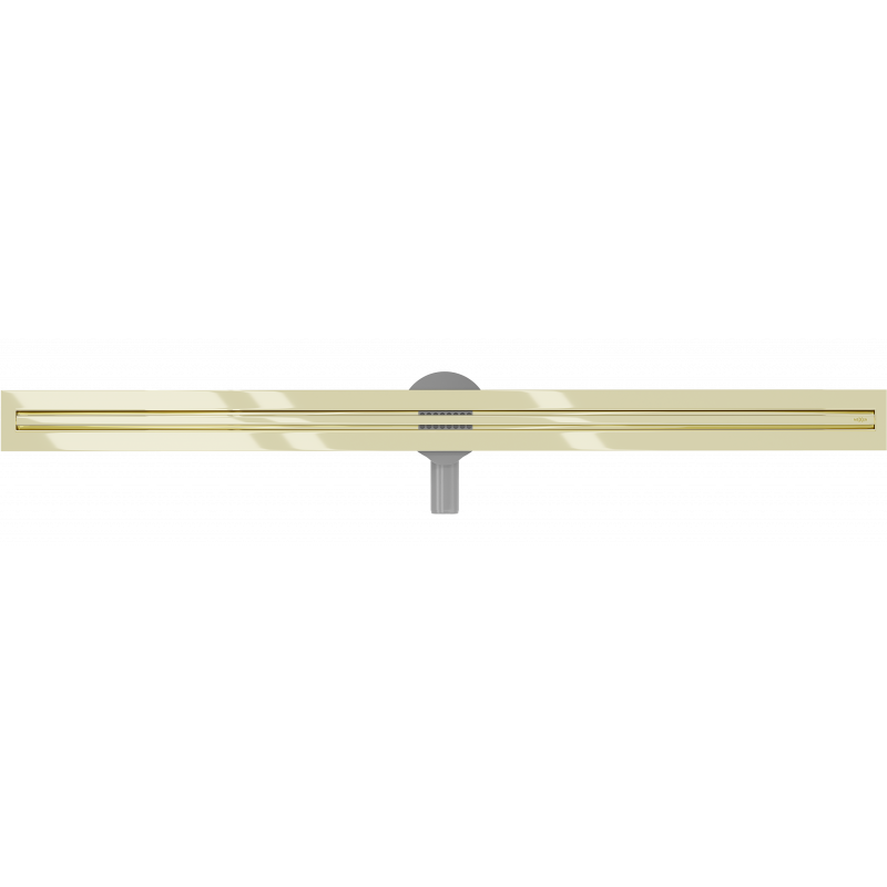 Mexen Flat 360° Slim drehbarer linearer Abfluss 150 cm, gold - 1541150