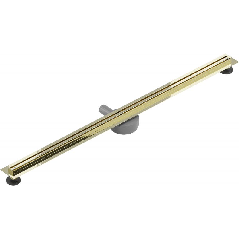 Mexen Flat 360° Slim Drehbarer Linienabfluss 160 cm, Gold - 1541160