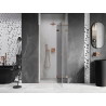Mexen Lunar L Duschtür rechts öffnend 115 cm, transparent, Roségold - 834L-115-000-60-00-P